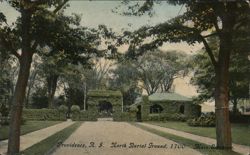 North Burial Ground Main Entrance, Providence, RI Postcard