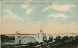 Hudson-Fulton Memorial Bridge, Spuyten Duyvil Creek, NY Postcard