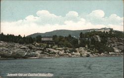 Buttermilk Falls and Cranstons, Hudson River Postcard