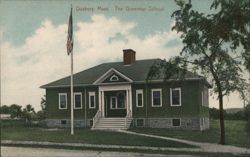 Duxbury, MA, The Grammar School Postcard