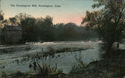 The Farmington Mill, Farmington, CT Postcard