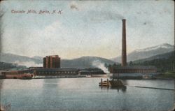 Cascade Mills, Berlin, N. H. Postcard