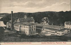 Standish Worsted Co., Plymouth, MA Postcard