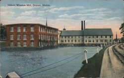 Abbott Woolen Mill, Dexter, ME Postcard