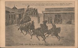 The Original Old Curio Store End of Santa Fe Trail Postcard