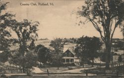 Country Club, Rutland, VT Postcard