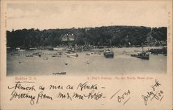 A Day's Outing, North West Arm, Halifax, NS Postcard