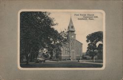 First Parish Church, Sandwich, MA Postcard