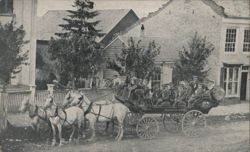 Original Old Band, Greenfield, IN Postcard