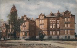 High School, Springfield, MO Postcard