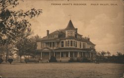 Froman Grant's Residence, Pauls Valley, OK Postcard