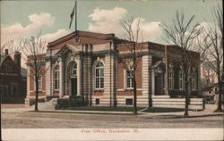 Post Office, Kankakee, IL Postcard