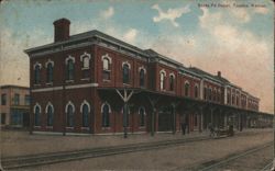 Santa Fe Depot, Topeka, KS Postcard