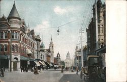Mariposa Street, Fresno, CA Postcard