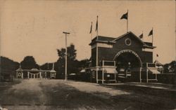 Entrance to Indianola Park, Columbus, OH Postcard
