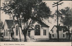 M. E. Church, Clarion, IA Postcard