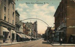 Market Street, Parkersburg, WV Postcard