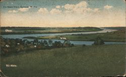 Tri-State View, Kenova, WV Postcard