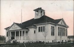 Sanger High School, Sanger, CA Postcard