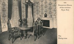 The Dining-room, The Roosevelt House, New York City Postcard
