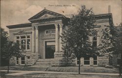 Public Library, Moberly, MO Postcard