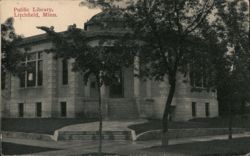 Public Library, Litchfield, MN Postcard