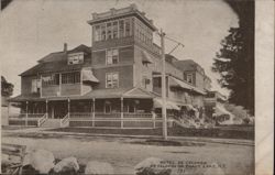 Hotel De Celoron, Celoron on Chautauqua Lake, NY Postcard