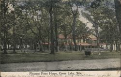 Pleasant Point House, Green Lake, WI Postcard