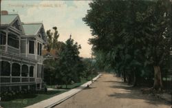 Tompkins Avenue, Fishkill, NY Postcard