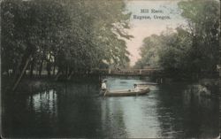 Mill Race, Eugene, OR Postcard