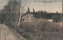 Old Farmhouse North of Onota, Pittsfield, MA Postcard