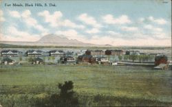 Fort Meade, Black Hills, SD Postcard