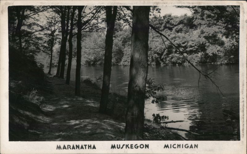 Riverbank Path at Maranatha, Muskegon, MI Michigan