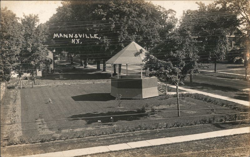 Gazebo in Park, Mannsville, NY New York