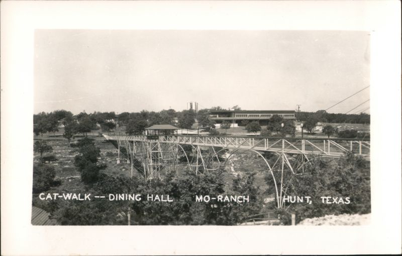 Cat-Walk and Dining Hall, Mo-Ranch, Hunt, TX Texas