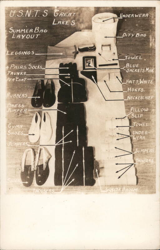 USNTS Great Lakes Summer Bag Layout Illinois