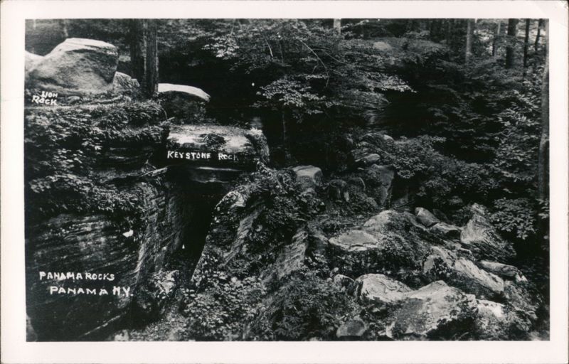 Lion Rock and Keystone Rock, Panama Rocks, NY New York