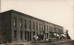 West Side of Main Street, Businesses Postcard