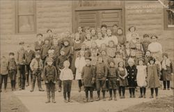 Mannsville NY School No. 20 Class Photo Postcard