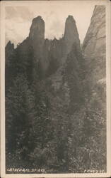 Cathedral Spires, Yosemite Postcard