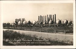 World's Largest Petroleum Butadiene Plant, Port Neches TX Postcard