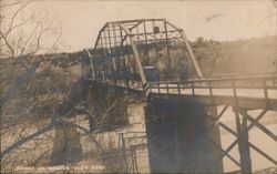 Bridge on Brazos River, Glen Rose, TX Postcard