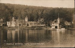 Castle Edward, Lake Hopatcong, NJ Postcard
