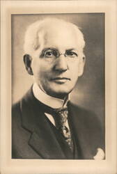 Portrait of Man with Glasses Postcard