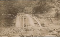 Middle Falls, Stony Brook Glen, NY Postcard