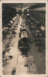 Erecting Shops, C.B.&Q. Railroad, Havelock, NE Postcard