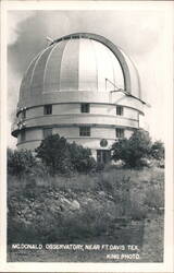 McDonald Observatory, Near Ft. Davis, TX Postcard