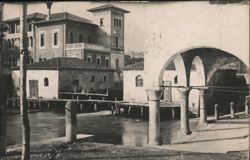 Portogruaro, Italy - Canal with Mill Postcard
