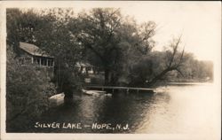 Silver Lake, Hope, NJ Postcard