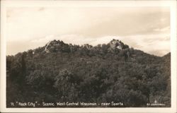 Rock City, Scenic West-Central Wisconsin Postcard